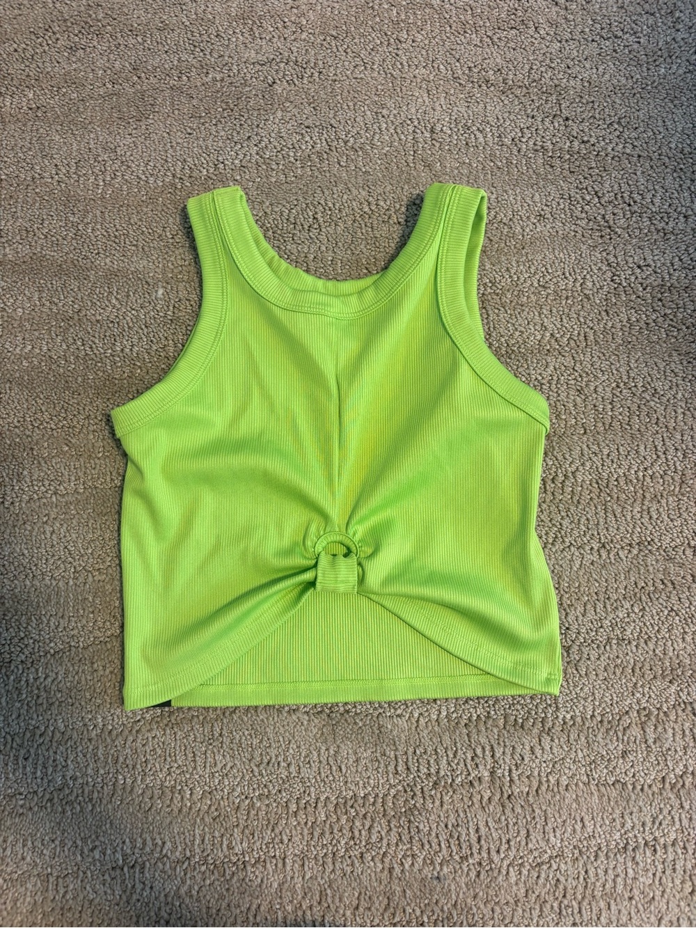 Jo and Jax Pivot Tank - lime green size YL